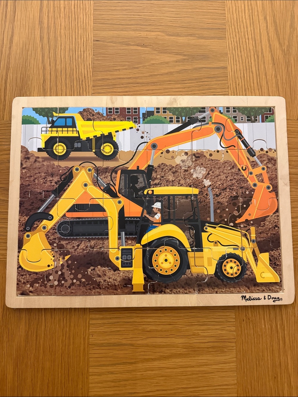 Melissa and Doug Kids Wooden Jigsaw Puzzle